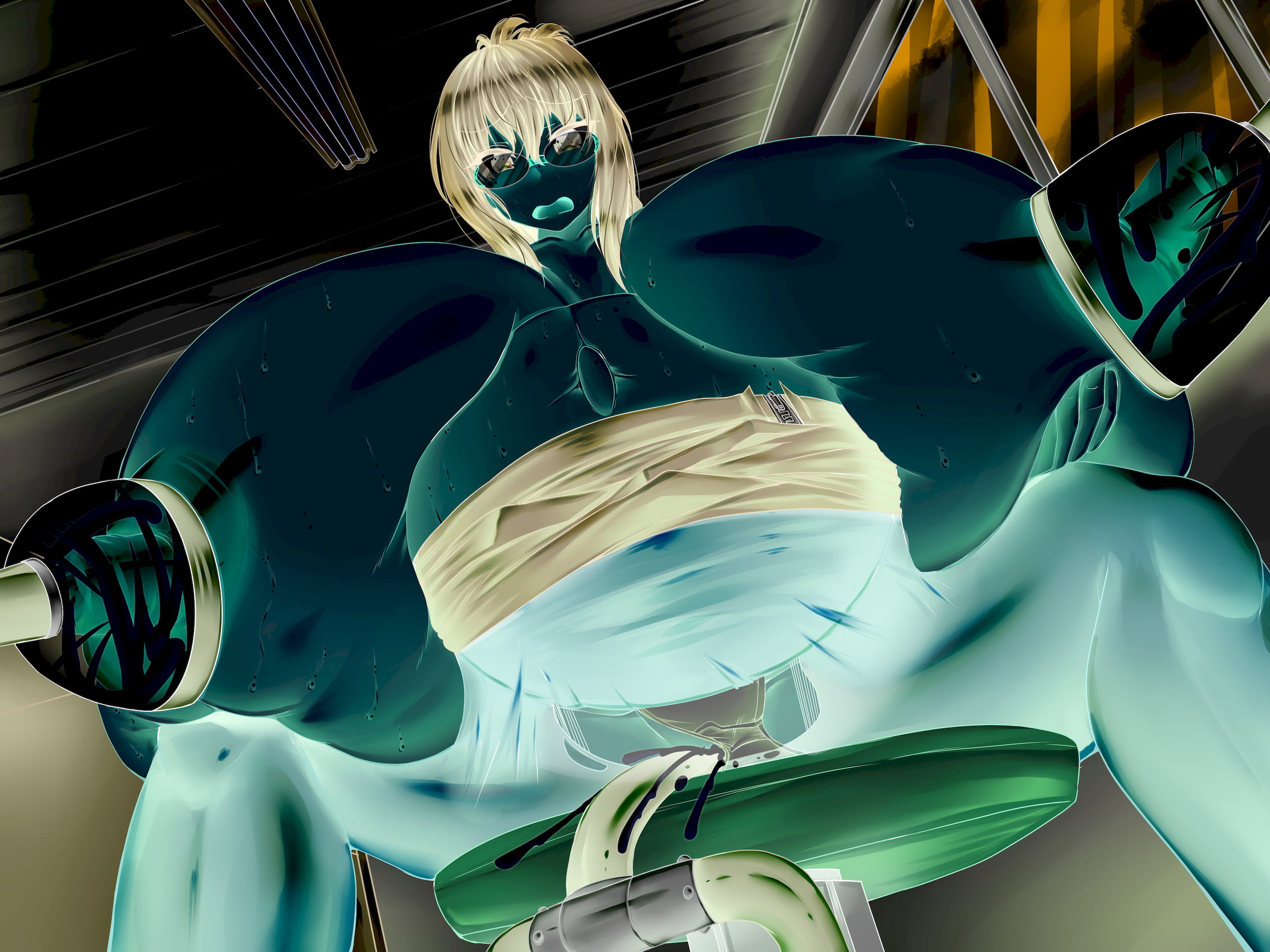 [ぷちオタ落描き (るぅる)] 時間停止アプリを使って仕返し膨腹!!膨乳!!膨竿!! [不咕鸟汉化组] 24